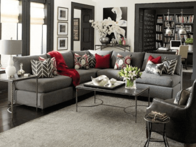 Grey Living Room Decor Ideas - Healthy Wealthy Skinny