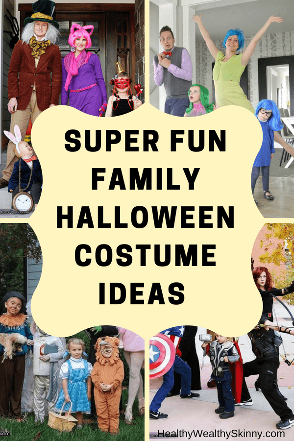 Family Halloween Costume Ideas - Healthy Wealthy Skinny